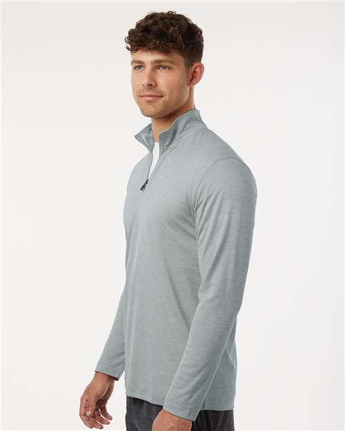 AllPro 12559 4HM700-Men's Pro-Lock Performance Mélange Quarter-Zip Pullover