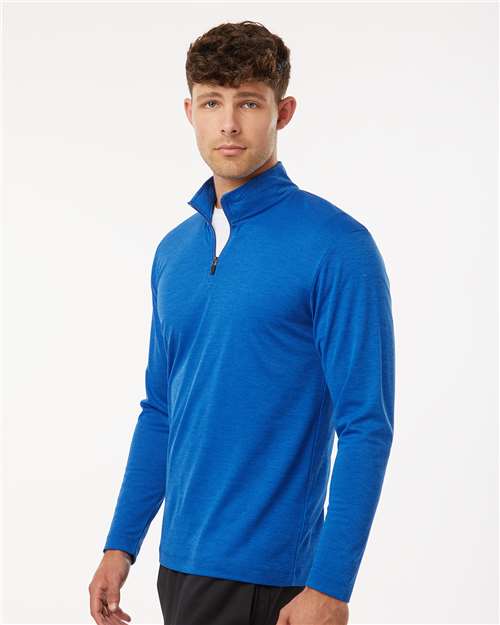 AllPro 12559 4HM700-Men's Pro-Lock Performance Mélange Quarter-Zip Pullover