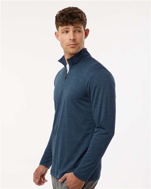 AllPro 12559 4HM700-Men's Pro-Lock Performance Mélange Quarter-Zip Pullover