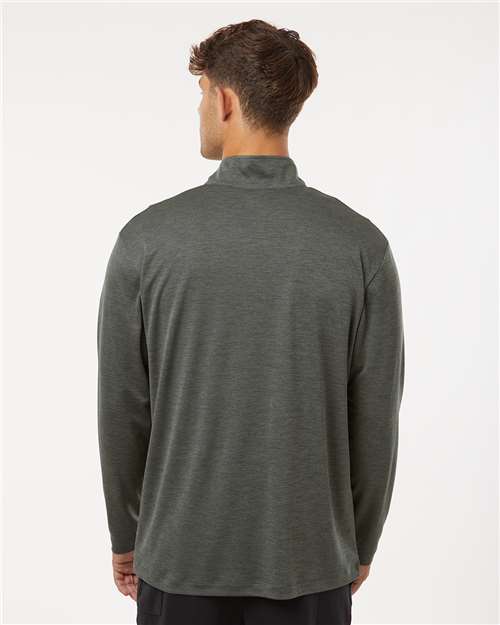 AllPro 12559 4HM700-Men's Pro-Lock Performance Mélange Quarter-Zip Pullover