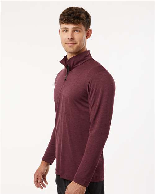 AllPro 12559 4HM700-Men's Pro-Lock Performance Mélange Quarter-Zip Pullover