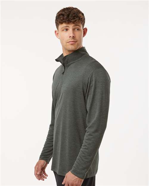 AllPro 12559 4HM700-Men's Pro-Lock Performance Mélange Quarter-Zip Pullover