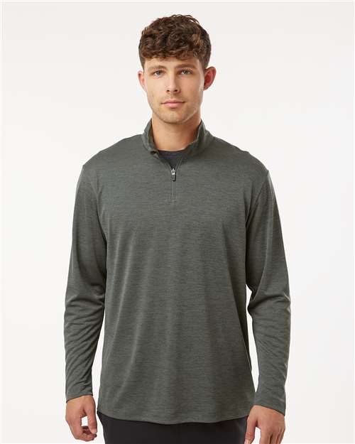 AllPro 12559 XS / Charcoal Melange 4HM700-Men's Pro-Lock Performance Mélange Quarter-Zip Pullover