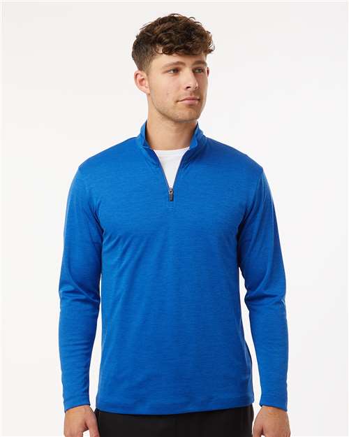 AllPro 12559 XS / Royal Melange 4HM700-Men's Pro-Lock Performance Mélange Quarter-Zip Pullover