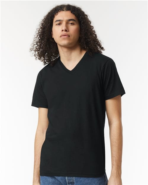 American Apparel 10483 2006CVC: Unisex CVC V-Neck Tee