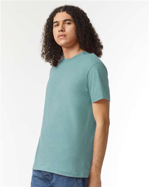 American Apparel 10485 S / Heather Arctic 2001CVC: Unisex CVC Tee