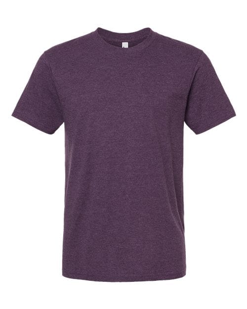 American Apparel 10485 S / Heather Eggplant 2001CVC: Unisex CVC Tee