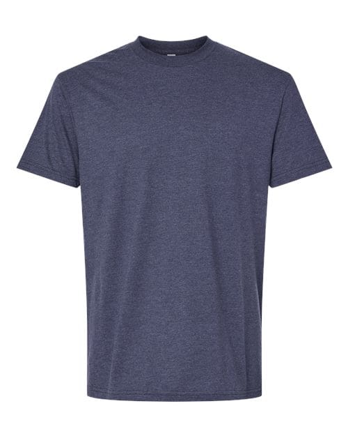 American Apparel 10485 S / Heather Navy 2001CVC: Unisex CVC Tee