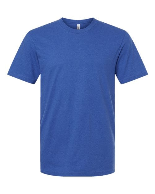 American Apparel 10485 S / Heather Royal Blue 2001CVC: Unisex CVC Tee