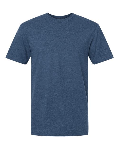 American Apparel 10485 S / Heather Sea Blue 2001CVC: Unisex CVC Tee