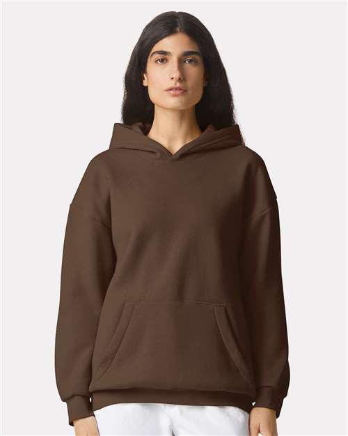 RF498 Unisex ReFlex Fleece Hoodie Sweatshirt in Brown