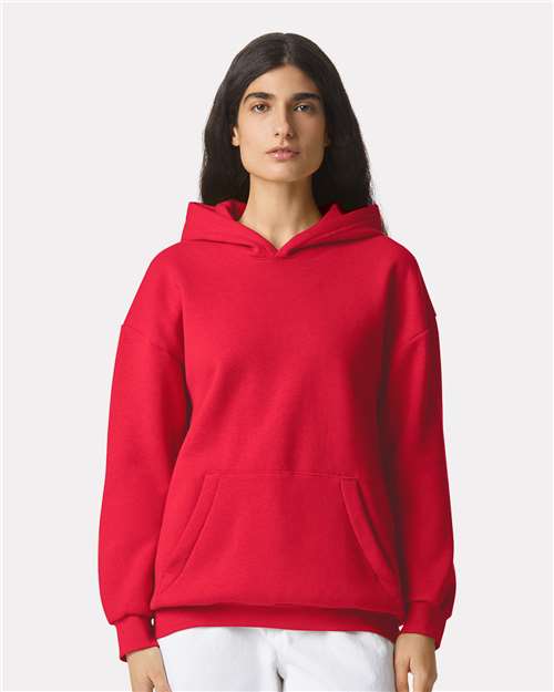RF498 Unisex ReFlex Fleece Hoodie Sweatshirt in Cardinal