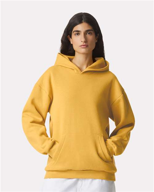 RF498 Unisex ReFlex Fleece Hoodie Sweatshirt in Mustard