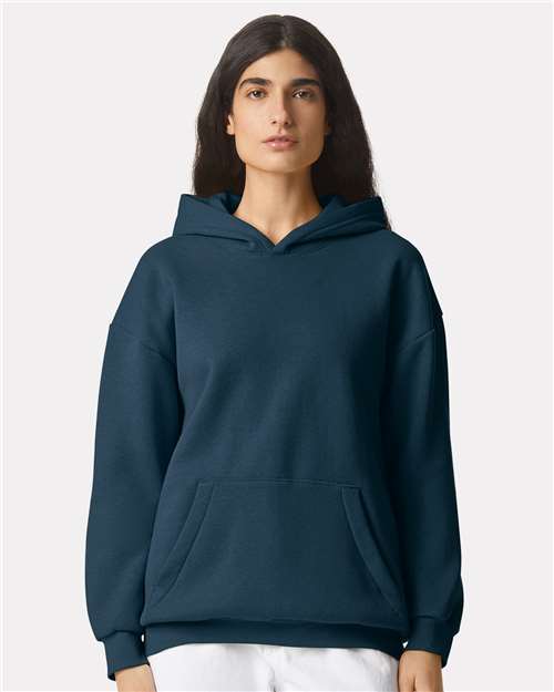 RF498 Unisex ReFlex Fleece Hoodie Sweatshirt in Sea Blue