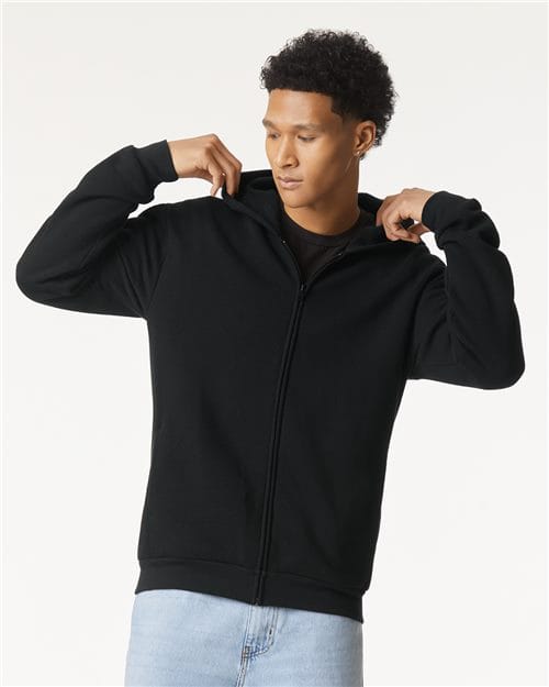 American Apparel 11690 RF497: Unisex ReFlex Fleece Full-Zip Hoodie Sweatshirt