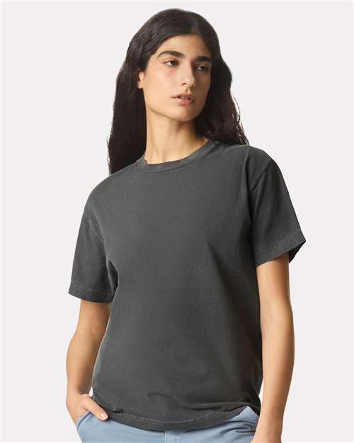 1301GD Unisex Garment-Dyed Heavyweight Cotton Tee in Faded Black