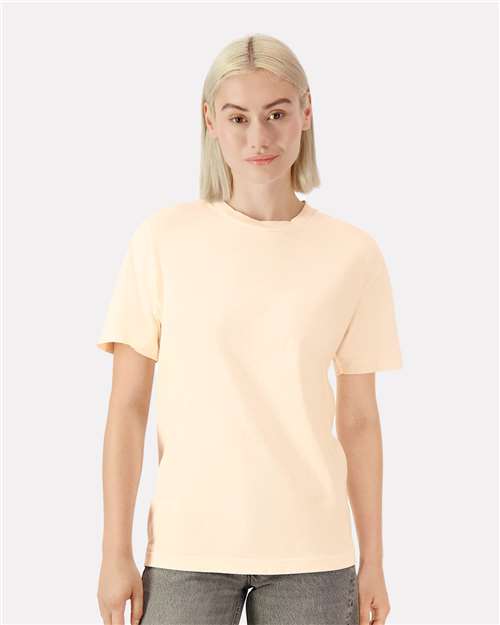 1301GD Unisex Garment-Dyed Heavyweight Cotton Tee in Faded Cream