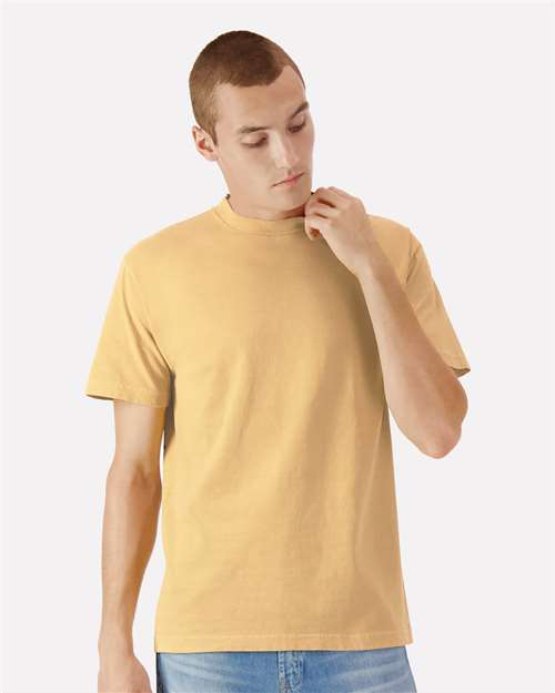 1301GD Unisex Garment-Dyed Heavyweight Cotton Tee in Faded Mustard