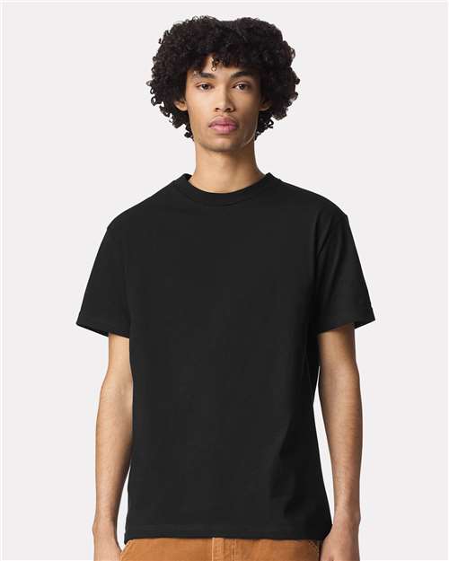 1301GD Unisex Garment-Dyed Heavyweight Cotton Tee in True Black