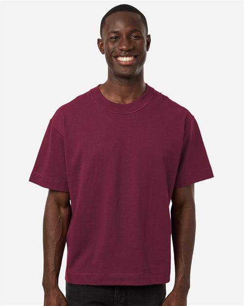 American Apparel 16614 13ML0: Unisex Heavyweight Cotton Mid-Length Tee