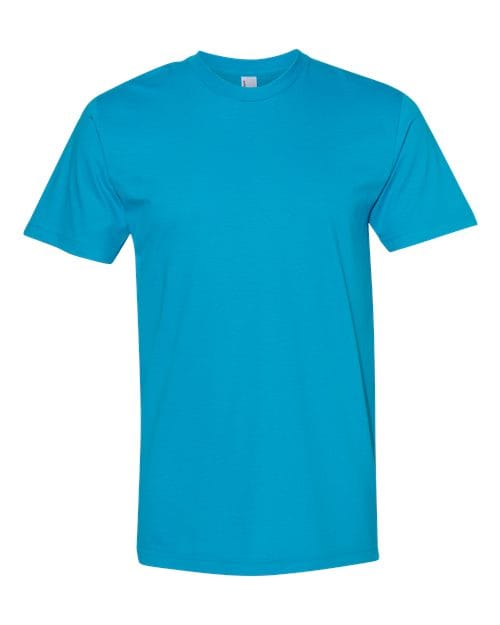 American Apparel 6364 S / Teal 2001: Unisex Fine Jersey Tee