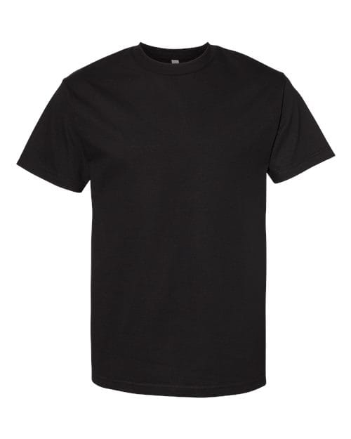1301 Unisex Heavyweight Cotton Tee in Black