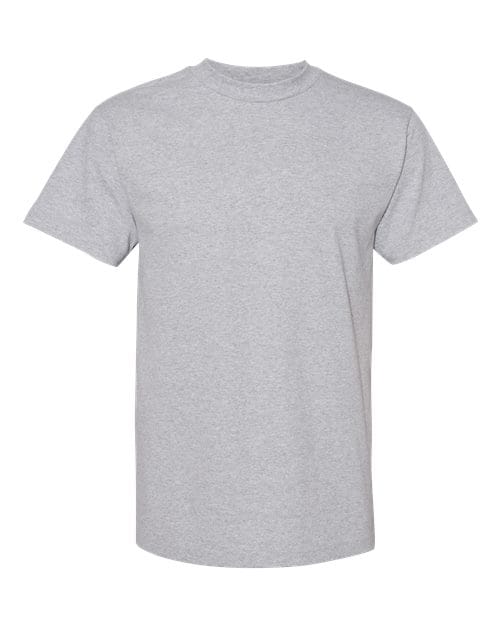 1301 Unisex Heavyweight Cotton Tee in Heather Grey