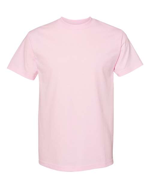 1301 Unisex Heavyweight Cotton Tee in Pink