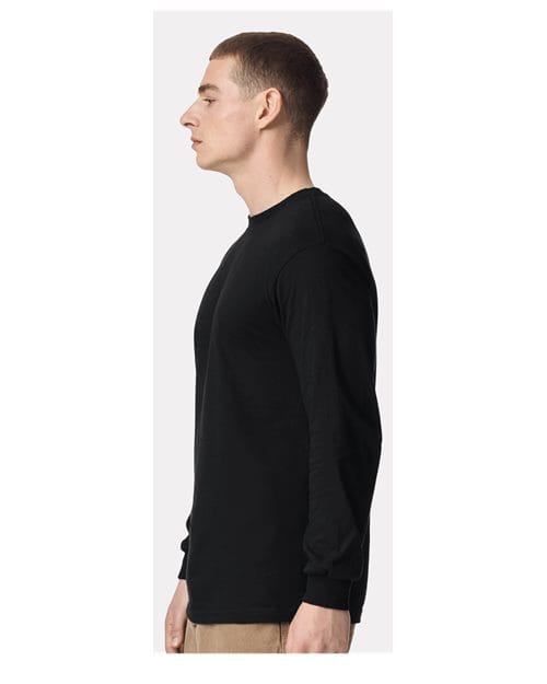 1304 Unisex Heavyweight Cotton Long Sleeve Tee in 