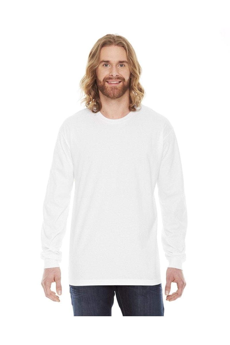 American Apparel T-Shirts American Apparel 2007W: Unisex Fine Jersey Long-Sleeve T-Shirt