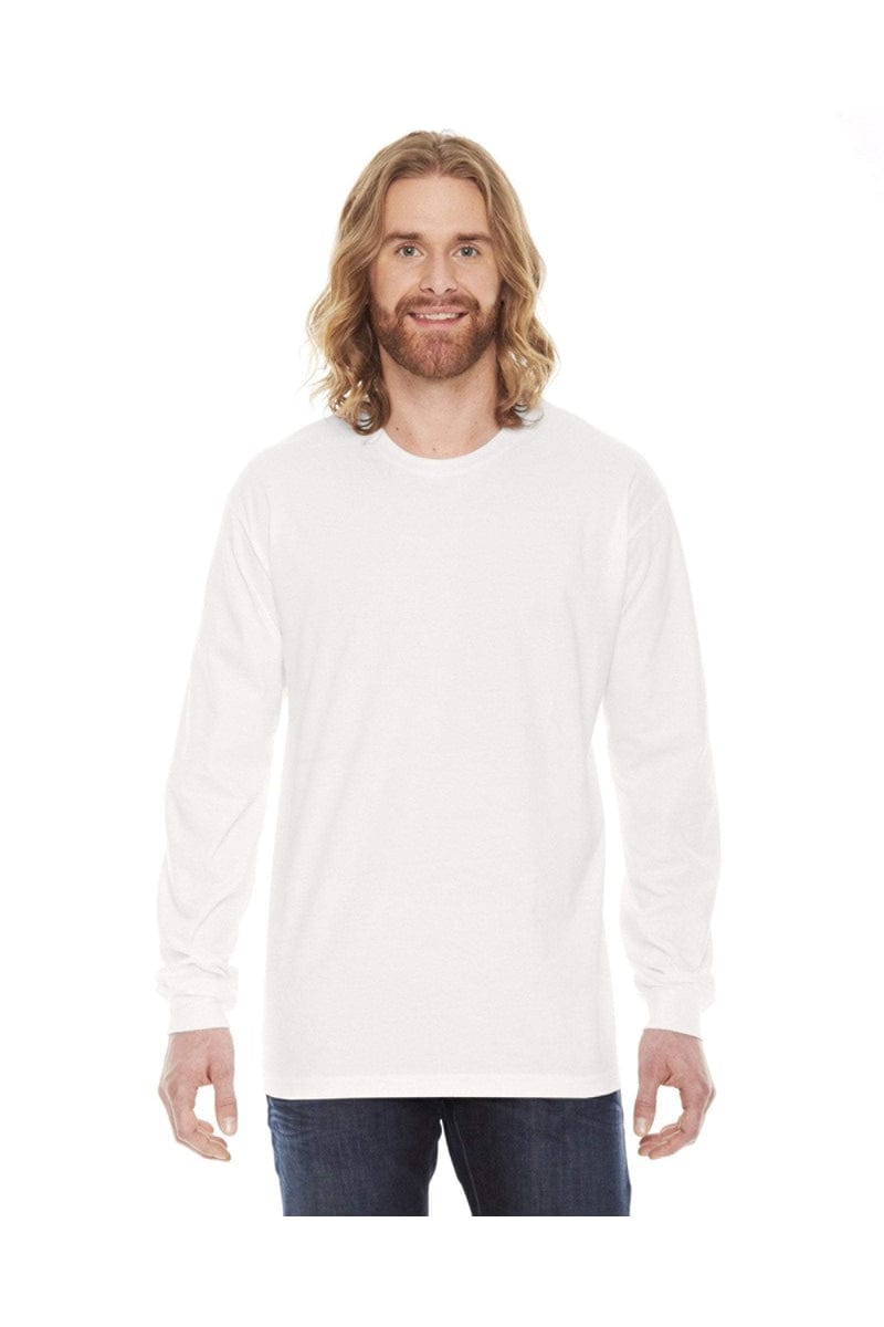 American Apparel T-Shirts American Apparel 2007W: Unisex Fine Jersey Long-Sleeve T-Shirt