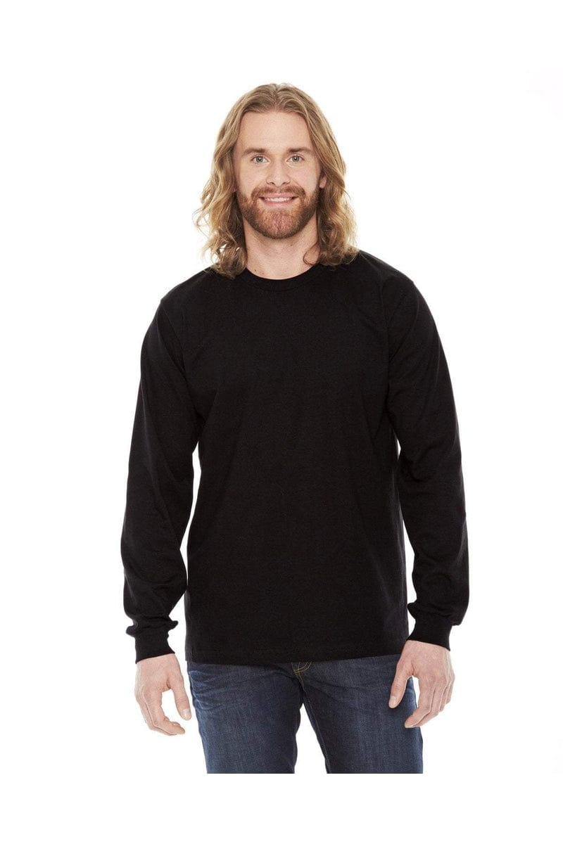 American Apparel T-Shirts American Apparel 2007W: Unisex Fine Jersey Long-Sleeve T-Shirt