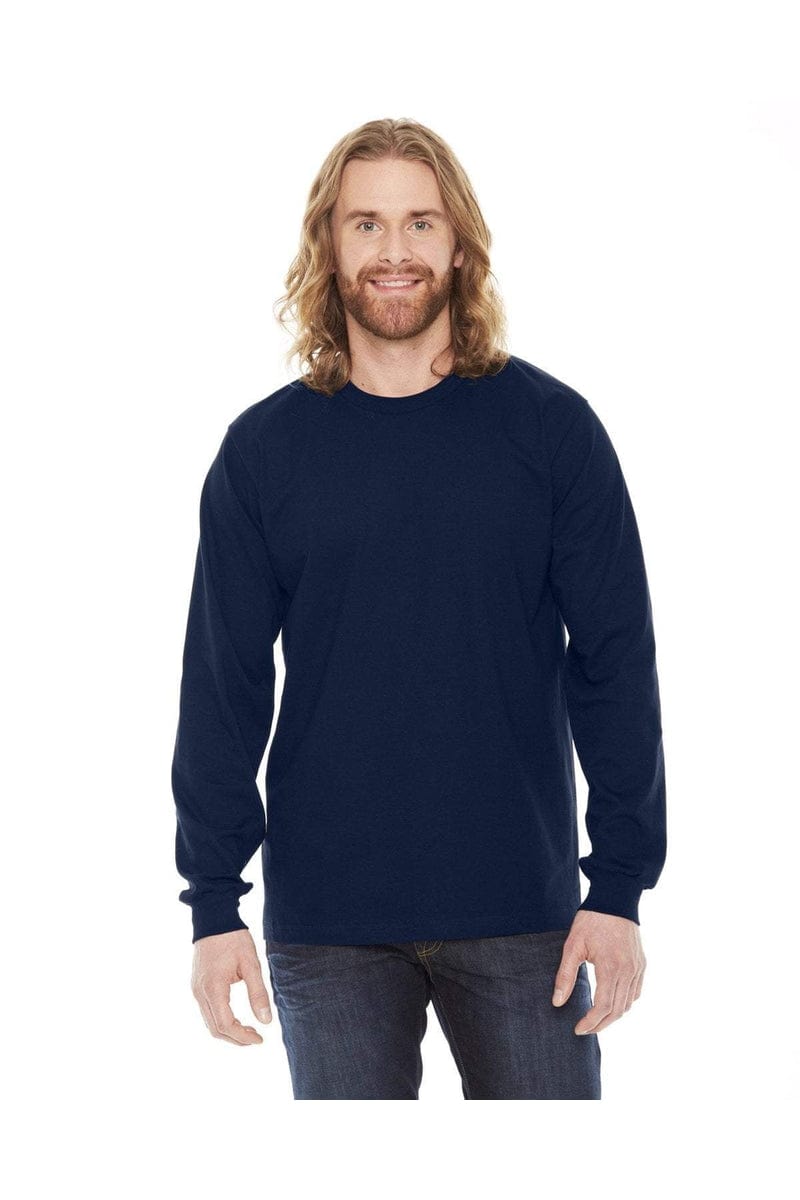 American Apparel T-Shirts American Apparel 2007W: Unisex Fine Jersey Long-Sleeve T-Shirt