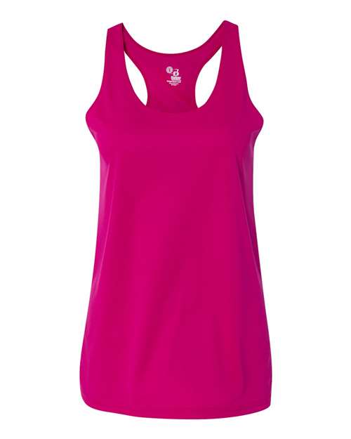 Badger 3488 XS / Hot Pink 4166-Women’s B-Core Racerback Tank Top