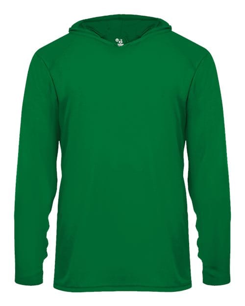 Badger 4493 2105-Youth B-Core Long Sleeve Hooded T-Shirt