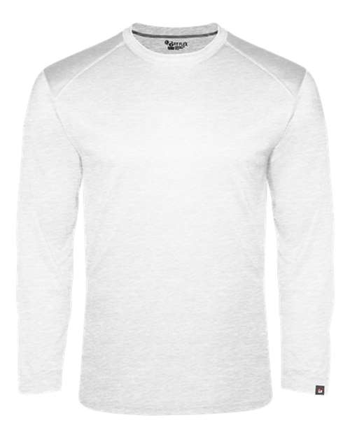 Badger 7996 XS / White 1001-Men's FitFlex Performance Long Sleeve T-Shirt