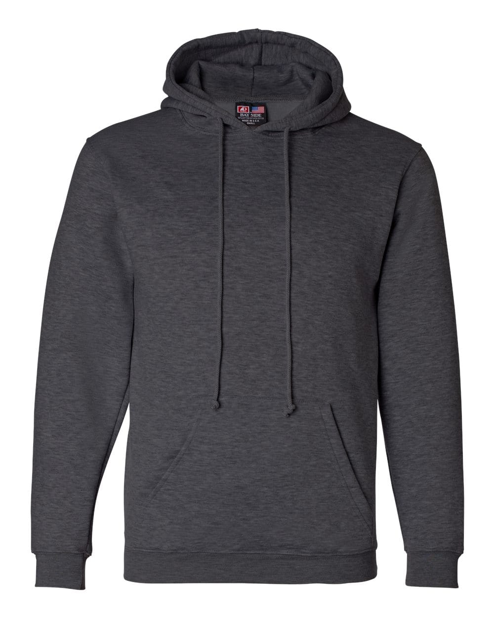 Bayside Fleece - Premium - Hood S / Charcoal Heather Bayside 960 Unisex USA-Made Hooded Sweatshirt