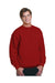 Bayside Sweatshirts/Fleece Bayside BA1102: Adult 9.5 oz., 80/20 Heavyweight Crewneck Sweatshirt