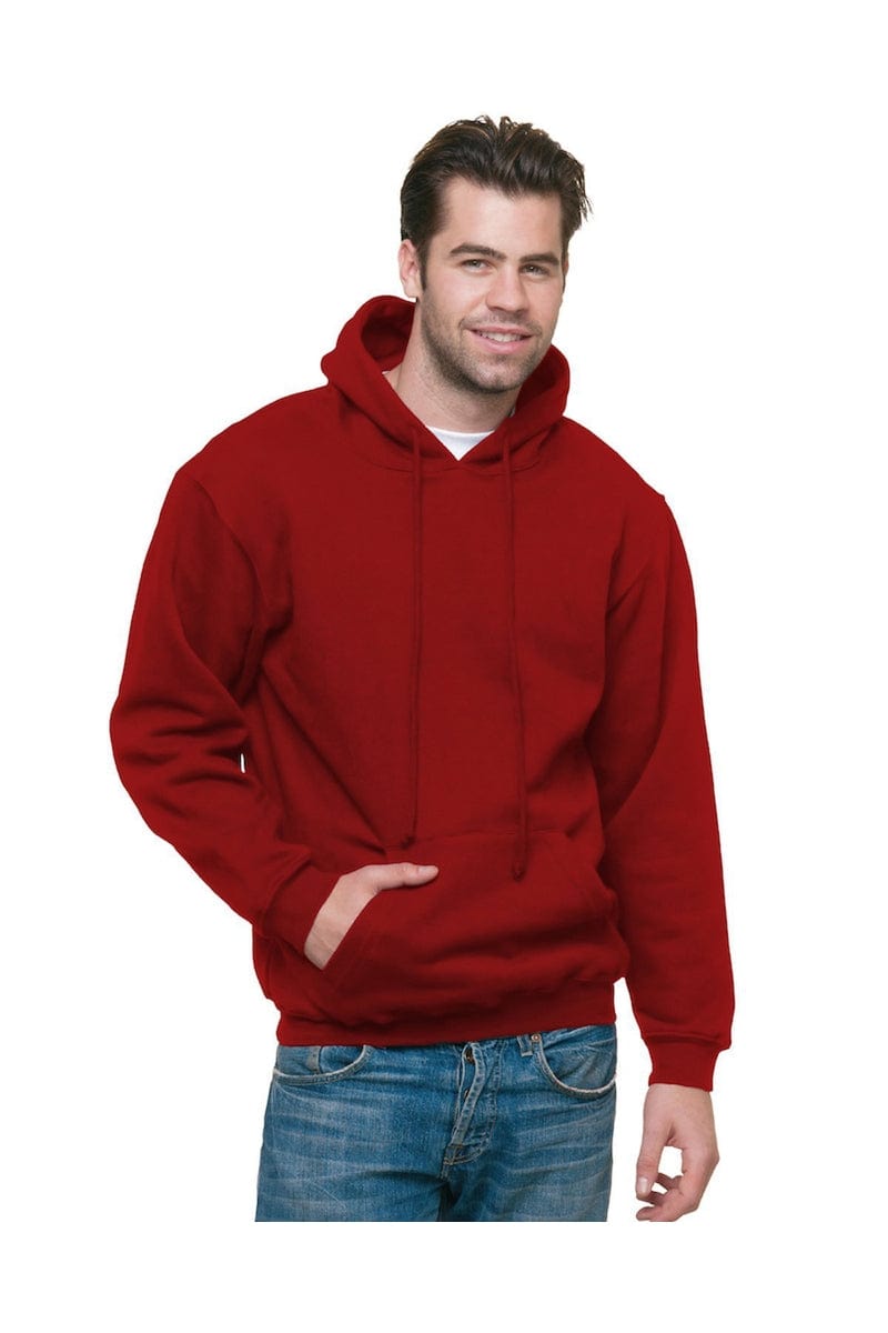 Bayside Sweatshirts/Fleece Bayside BA960: Adult 9.5 oz., 80/20 Pullover Hooded Sweatshirt