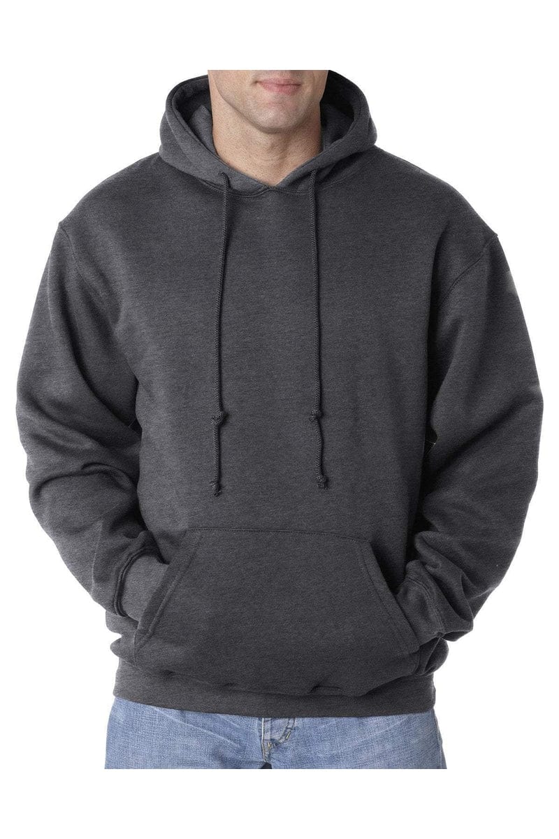 Bayside Sweatshirts/Fleece Bayside BA960: Adult 9.5 oz., 80/20 Pullover Hooded Sweatshirt