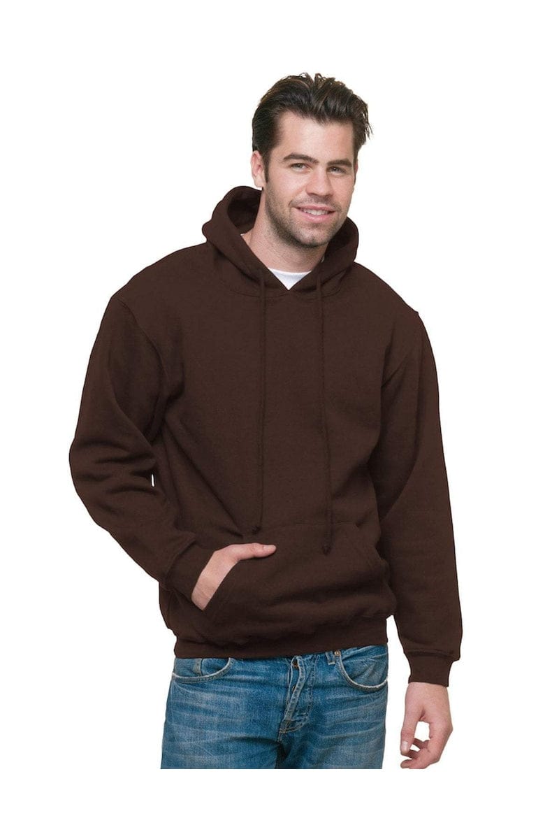Bayside Sweatshirts/Fleece Bayside BA960: Adult 9.5 oz., 80/20 Pullover Hooded Sweatshirt