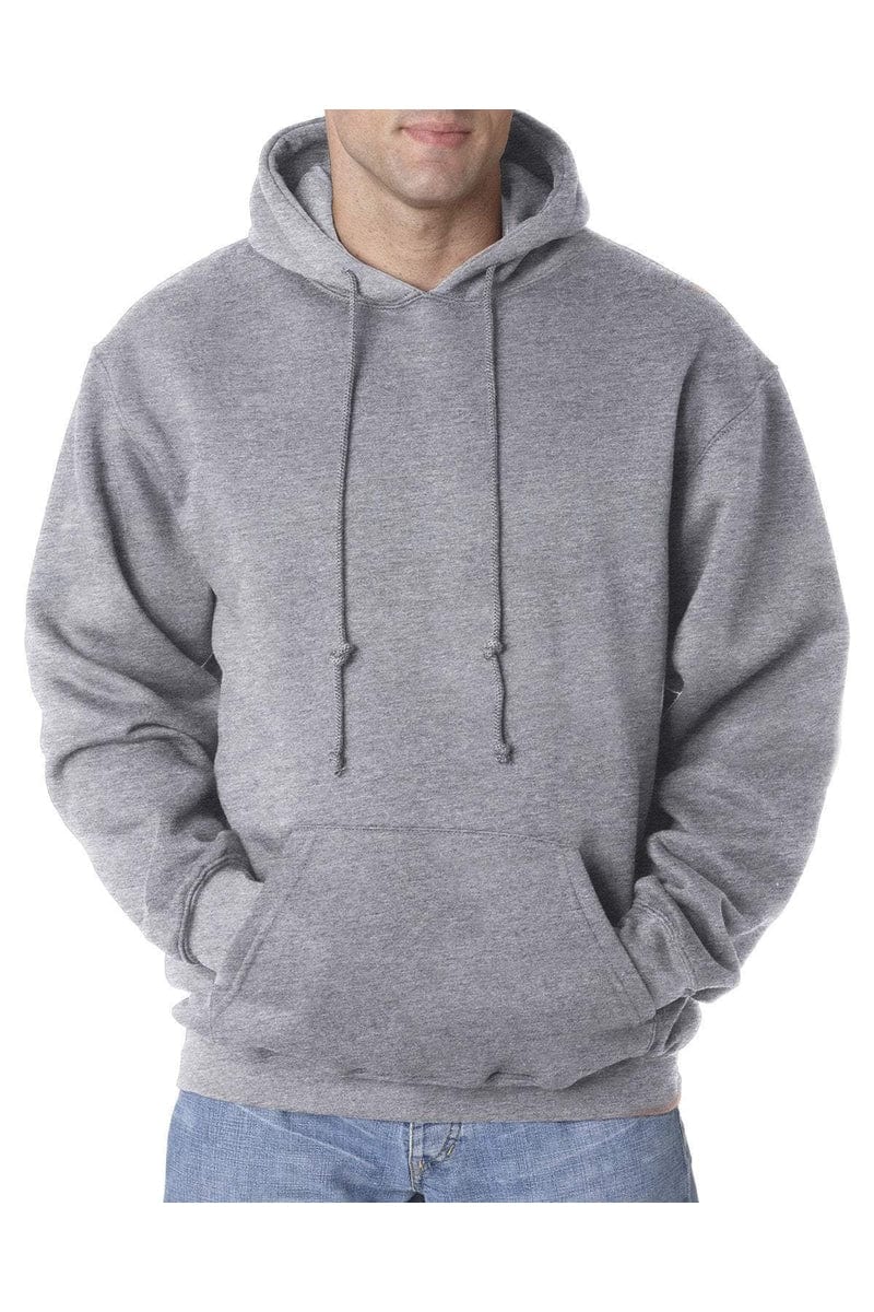 Bayside Sweatshirts/Fleece Bayside BA960: Adult 9.5 oz., 80/20 Pullover Hooded Sweatshirt