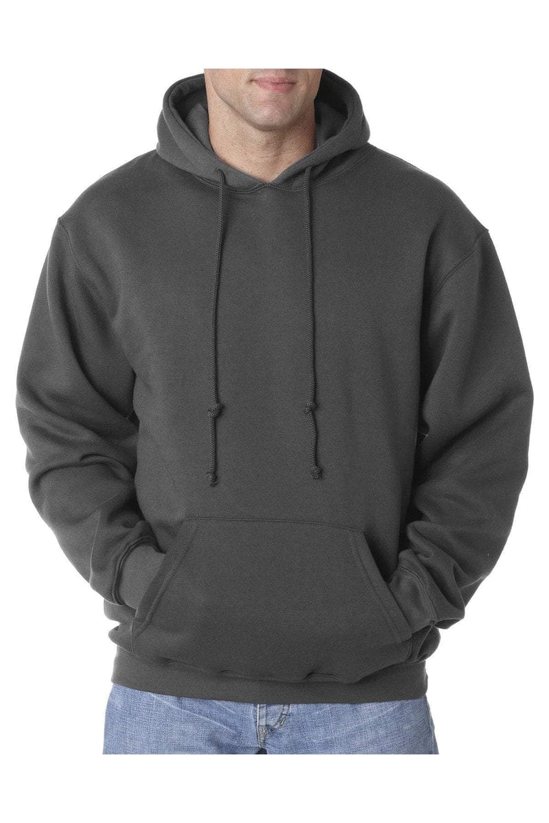 Bayside Sweatshirts/Fleece Bayside BA960: Adult 9.5 oz., 80/20 Pullover Hooded Sweatshirt
