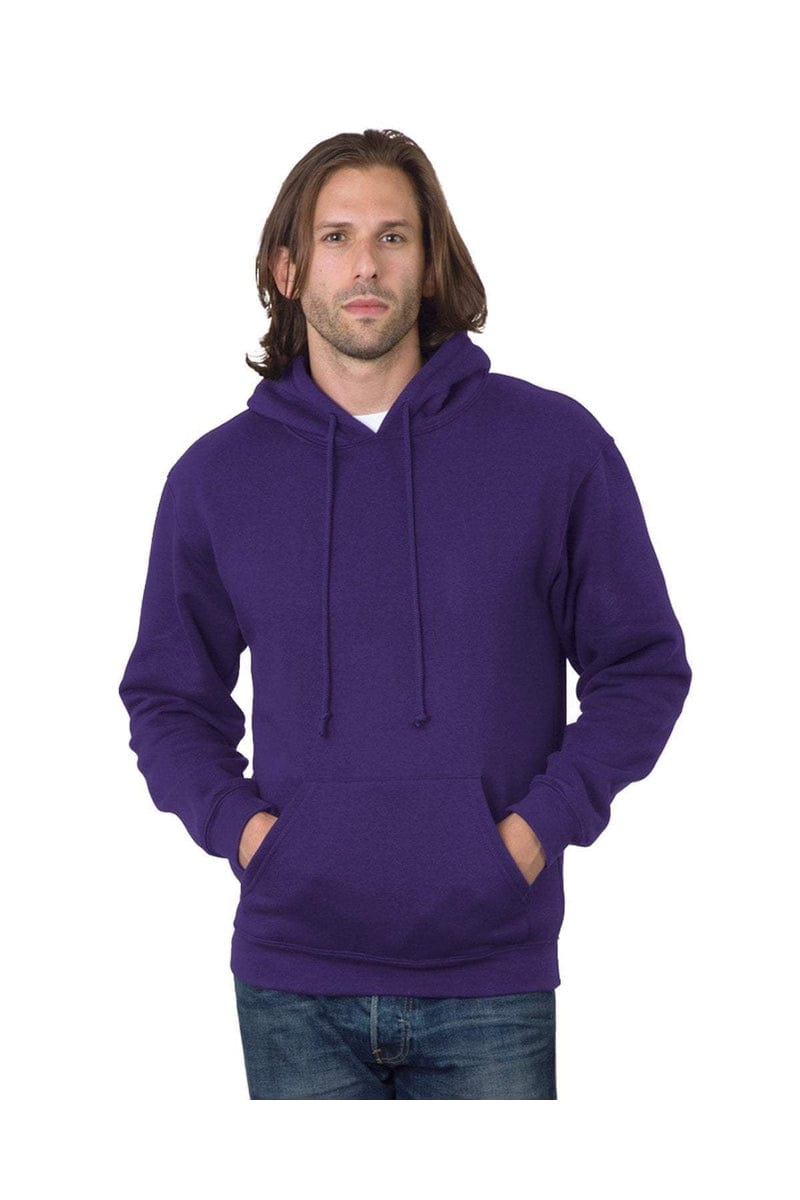 Bayside Sweatshirts/Fleece Bayside BA960: Adult 9.5 oz., 80/20 Pullover Hooded Sweatshirt