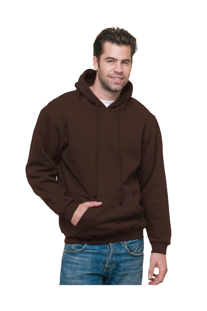 Bayside Sweatshirts/Fleece Bayside BA960: Adult 9.5 oz., 80/20 Pullover Hooded Sweatshirt