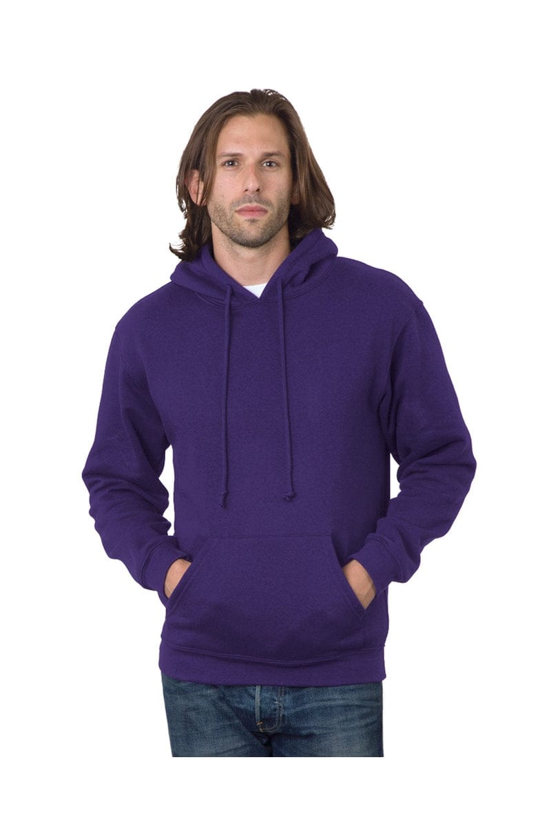 Bayside Sweatshirts/Fleece Bayside BA960: Adult 9.5 oz., 80/20 Pullover Hooded Sweatshirt