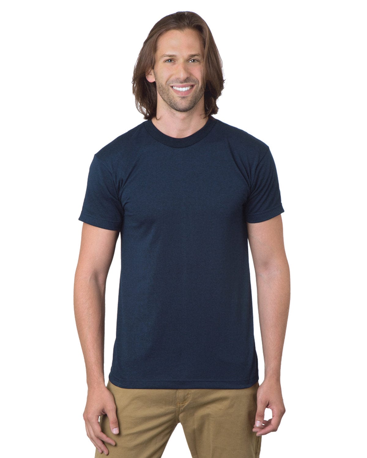 Bayside T-Shirts 5XL / Navy Bayside BA1701: Adult 5.4 oz., 50/50 T-Shirt