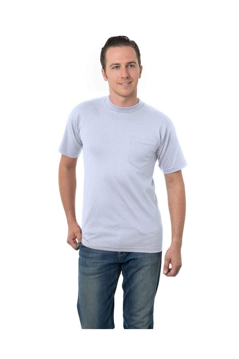 Bayside T-Shirts Bayside BA3015: Adult 6.1 oz., Cotton Pocket T-Shirt
