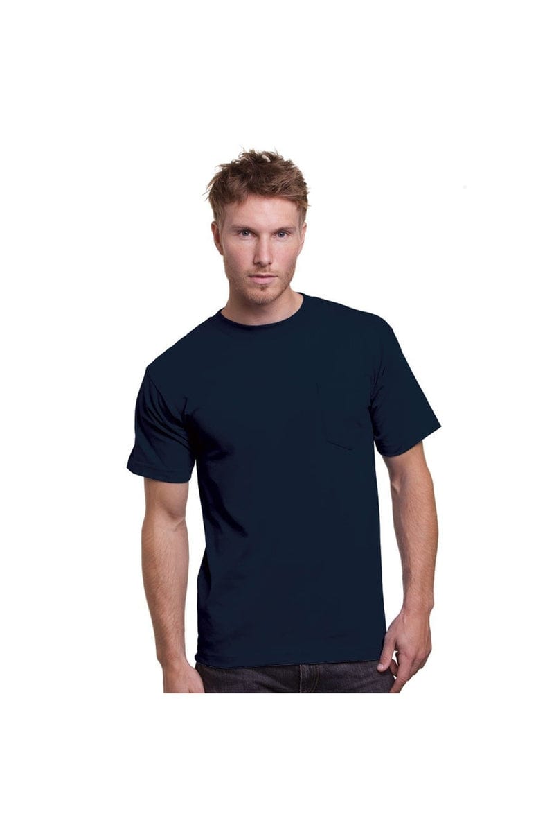 Bayside T-Shirts Bayside BA3015: Adult 6.1 oz., Cotton Pocket T-Shirt
