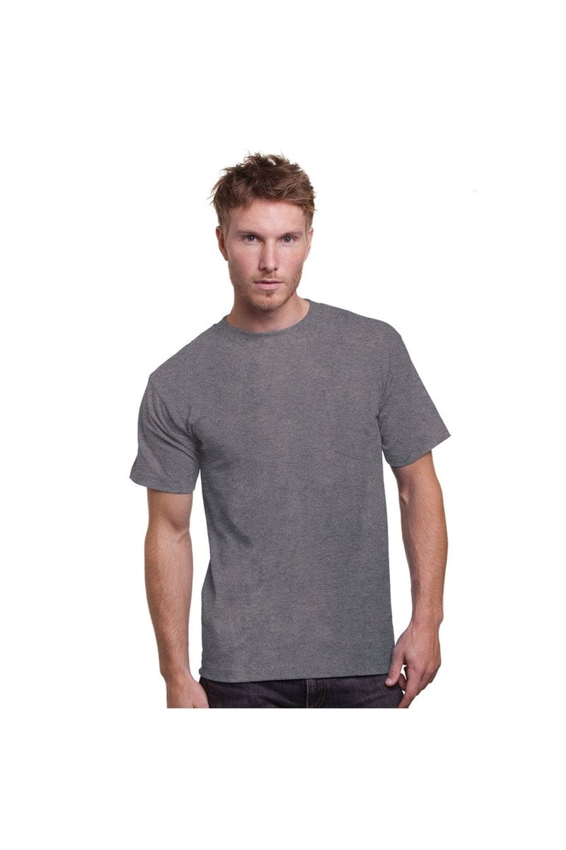 Bayside T-Shirts Bayside BA3015: Adult 6.1 oz., Cotton Pocket T-Shirt